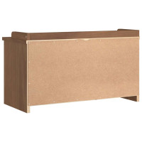 Produktbild för Hallbänk SANDNES 87x40x50 cm massiv trä furu