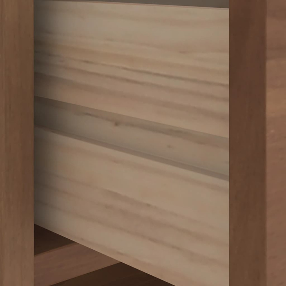 Produktbild för Hallbänk SANDNES 87x40x50 cm massiv trä furu