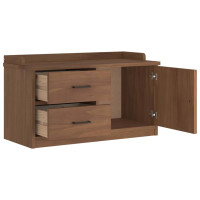 Produktbild för Hallbänk SANDNES 87x40x50 cm massiv trä furu