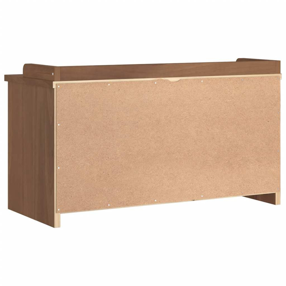 Produktbild för Hallbänk SANDNES 87x40x50 cm massiv trä furu