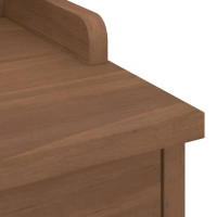 Produktbild för Hallbänk SANDNES 87x40x50 cm massiv trä furu