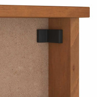 Produktbild för Vägghängd klädhängare SANDNES 87x12x35 cm massiv trä furu
