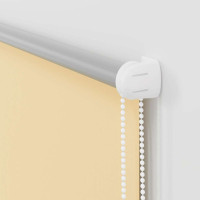 Produktbild för Rullgardin mörkläggningsbeige 40x130 cm tyg bredd 35,7 cm