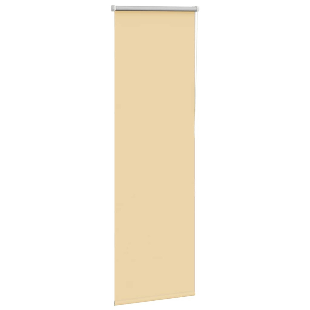 Produktbild för Rullgardin mörkläggningsbeige 40x130 cm tyg bredd 35,7 cm