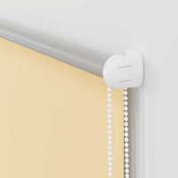 Produktbild för Rullgardin mörkläggningsbeige 100x130 cm tyg bredd 95,7 cm