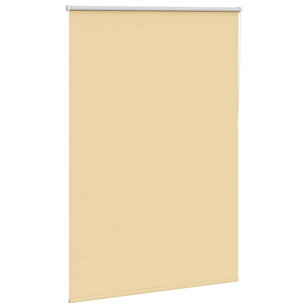 Produktbild för Rullgardin mörkläggningsbar beige 115x130 cm tyg bredd 110,7 cm