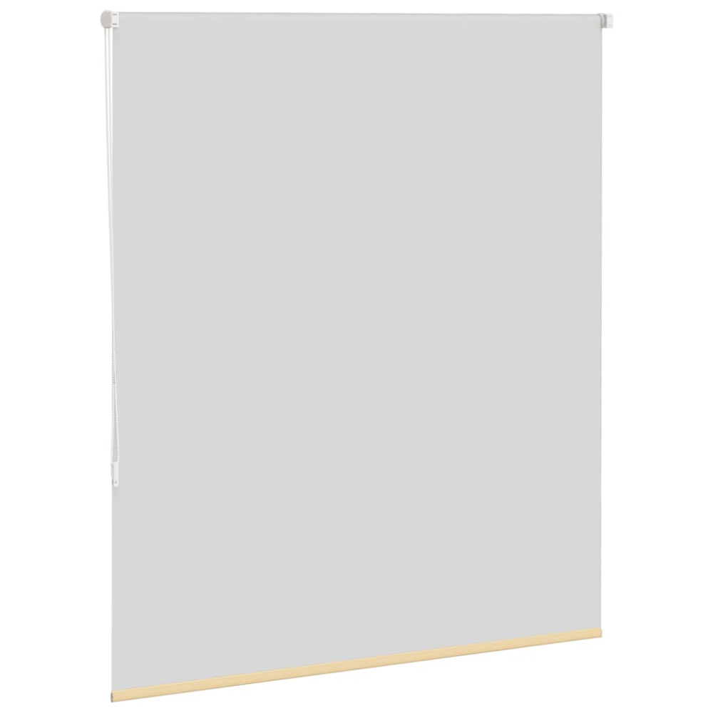 Produktbild för Rullgardin mörkläggningsbar beige 125x130 cm tyg bredd 121,6 cm
