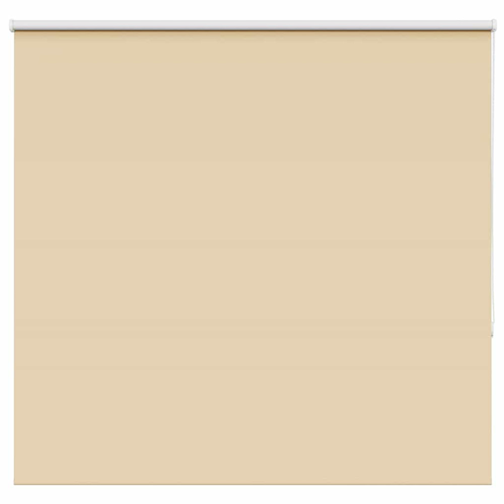 Produktbild för Rullgardin mörkläggningsbeige 150x130 cm tyg bredd 146,6 cm