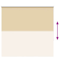 Produktbild för Rullgardin mörkläggningsbar beige 155x130 cm tyg bredd 151,6 cm
