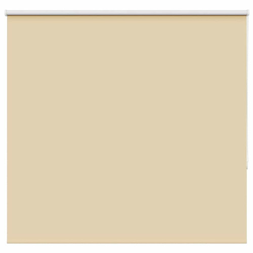vidaXL Rullgardin mörkläggningsbar beige 160x130 cm tyg bredd 156,6 cm
