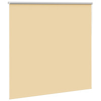 Produktbild för Rullgardin mörkläggningsbar beige 160x130 cm tyg bredd 156,6 cm