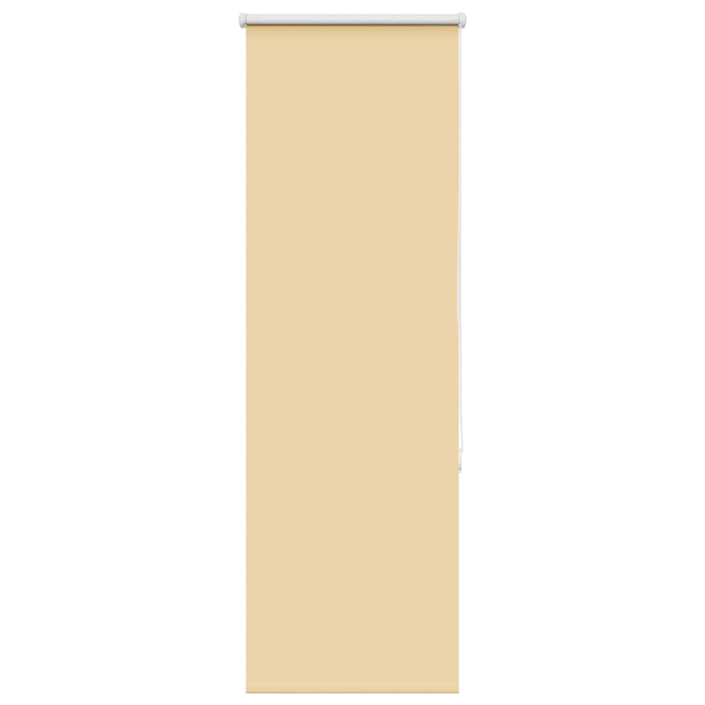 Produktbild för Rullgardin mörkläggningsbar beige 40x150 cm tyg bredd 35,7 cm