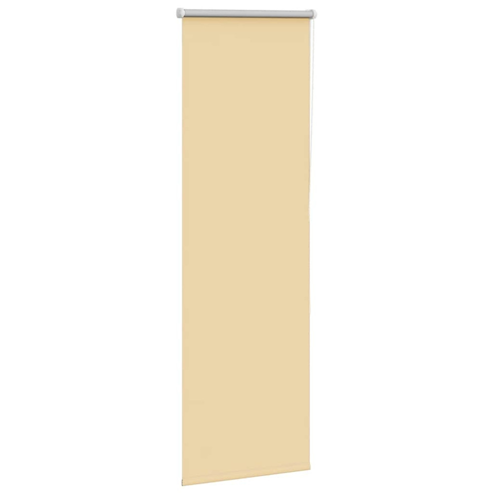 Produktbild för Rullgardin mörkläggningsbar beige 40x150 cm tyg bredd 35,7 cm