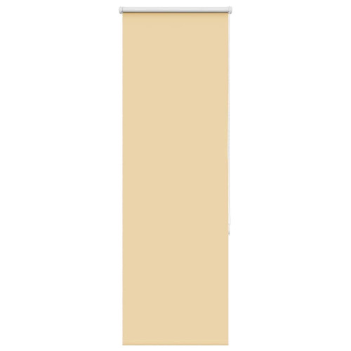 vidaXL Rullgardin mörkläggningsbeige 55x150 cm tyg bredd 50,7 cm