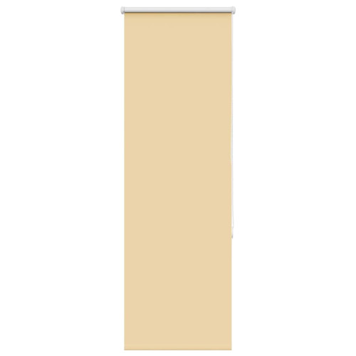 vidaXL Rullgardin mörkläggningsbeige 60x150 cm tyg bredd 55,7 cm