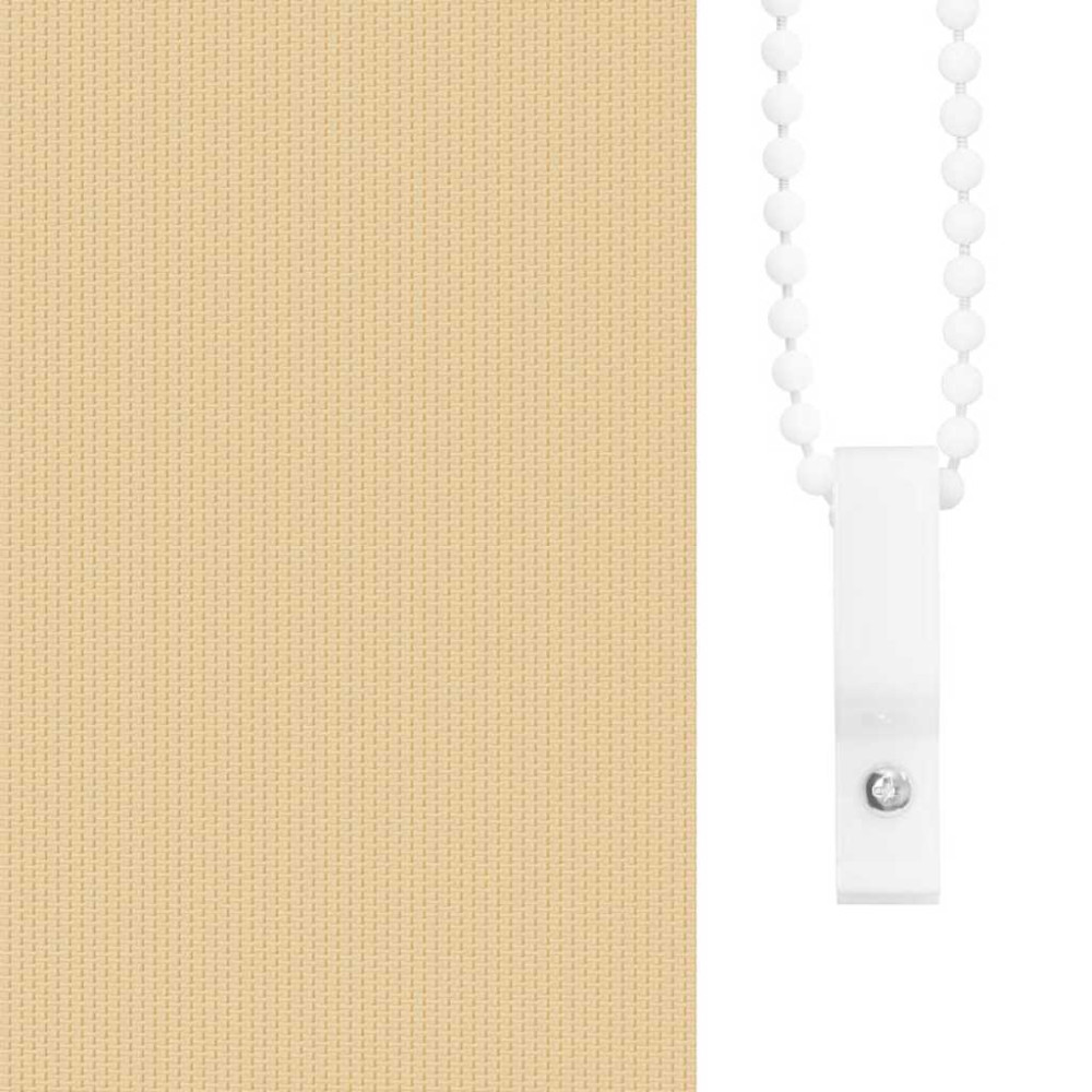 Produktbild för Rullgardin mörkläggningsbeige 65x150 cm tyg bredd 60,7 cm