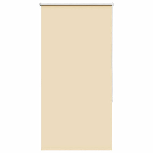 vidaXL Rullgardin mörkläggningsbeige 80x150 cm tyg bredd 75,7 cm