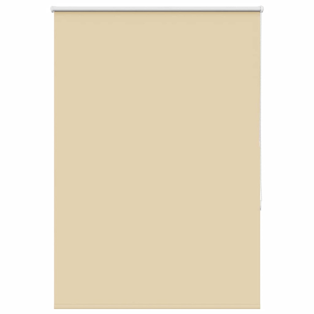 Produktbild för Rullgardin mörkläggningsbeige 110x150 cm tyg bredd 105,7 cm