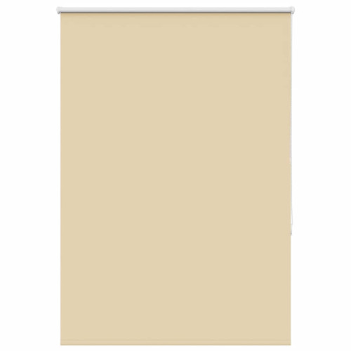 vidaXL Rullgardin mörkläggningsbeige 110x150 cm tyg bredd 105,7 cm