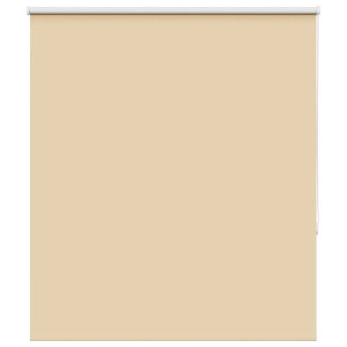 vidaXL Rullgardin mörkläggningsbeige 120x150 cm tyg bredd 116,6 cm