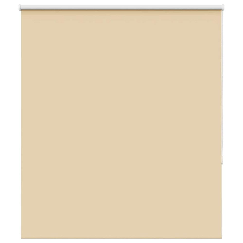 Produktbild för Rullgardin mörkläggningsbar beige 135x150 cm tyg bredd 131,6 cm