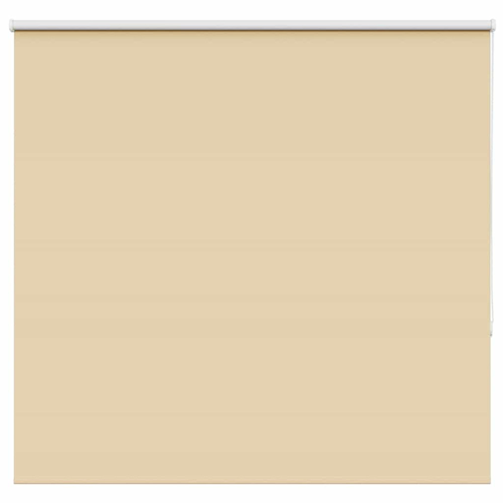 Produktbild för Rullgardin mörkläggningsbeige 145x150 cm tyg bredd 141,6 cm