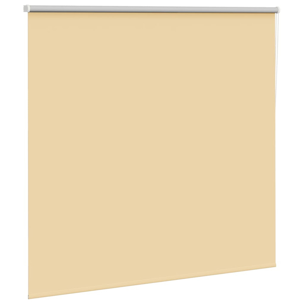 Produktbild för Rullgardin mörkläggningsbeige 145x150 cm tyg bredd 141,6 cm