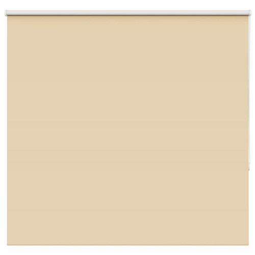 vidaXL Rullgardin mörkläggningsbar beige 150x150 cm tyg bredd 146,6 cm