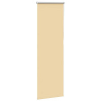 Produktbild för Rullgardin mörkläggningsbar beige 40x175 cm tyg bredd 35,7 cm