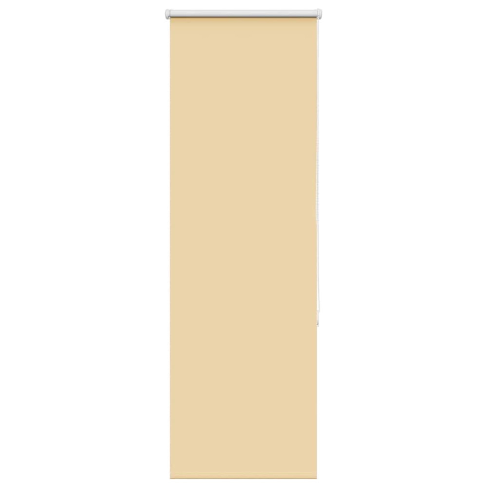 Produktbild för Rullgardin mörkläggningsbar beige 50x175 cm tyg bredd 45,7 cm