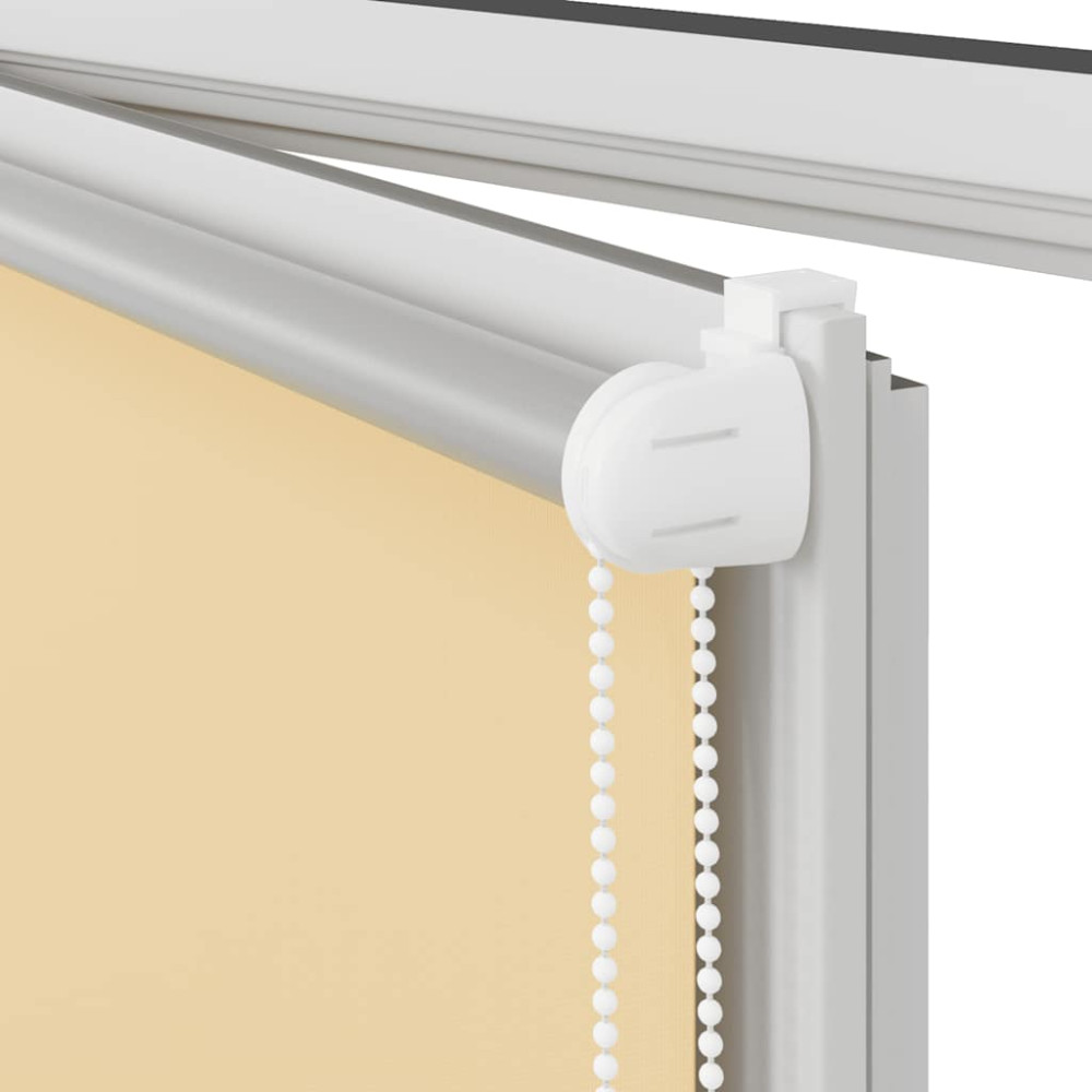 Produktbild för Rullgardin mörkläggningsbeige 60x175 cm tyg bredd 55,7 cm