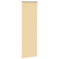 Produktbild för Rullgardin mörkläggningsbeige 60x175 cm tyg bredd 55,7 cm