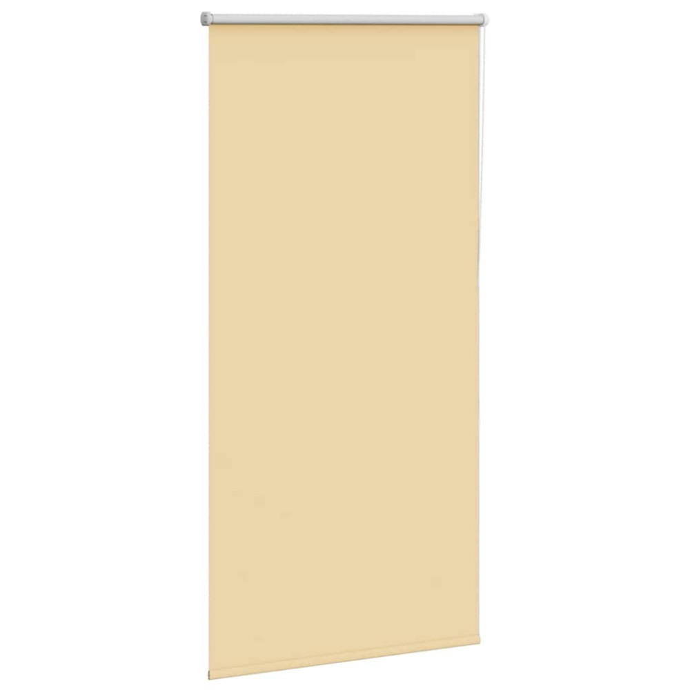 Produktbild för Rullgardin mörkläggningsbar beige 70x175 cm tyg bredd 65,7 cm