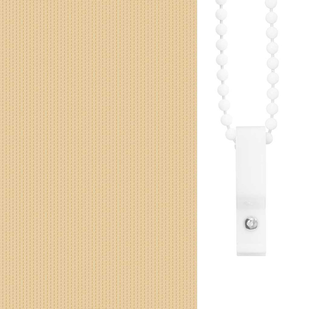 Produktbild för Rullgardin mörkläggningsbar beige 70x175 cm tyg bredd 65,7 cm