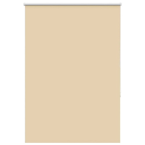 vidaXL Rullgardin mörkläggningsbar beige 110x175 cm tyg bredd 105,7 cm