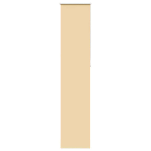 vidaXL Rullgardin mörkläggningsbeige 40x210 cm tyg bredd 35,7 cm