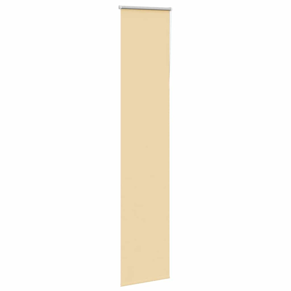 Produktbild för Rullgardin mörkläggningsbeige 40x210 cm tyg bredd 35,7 cm
