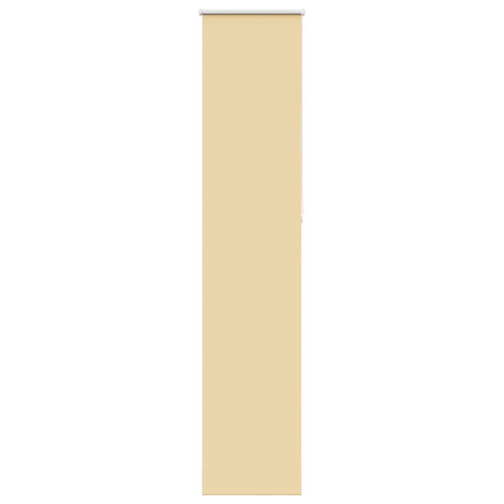 Produktbild för Rullgardin mörkläggningsbeige 45x210 cm tyg bredd 40,7 cm