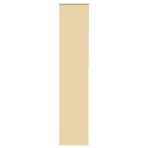 vidaXL Rullgardin mörkläggningsbeige 45x210 cm tyg bredd 40,7 cm