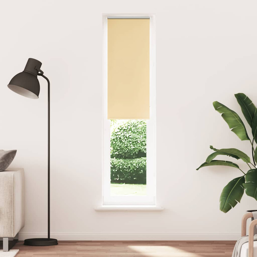Produktbild för Rullgardin mörkläggningsbeige 55x210 cm tyg bredd 50,7 cm