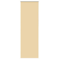 Produktbild för Rullgardin mörkläggningsbar beige 65x210 cm tyg bredd 60,7 cm