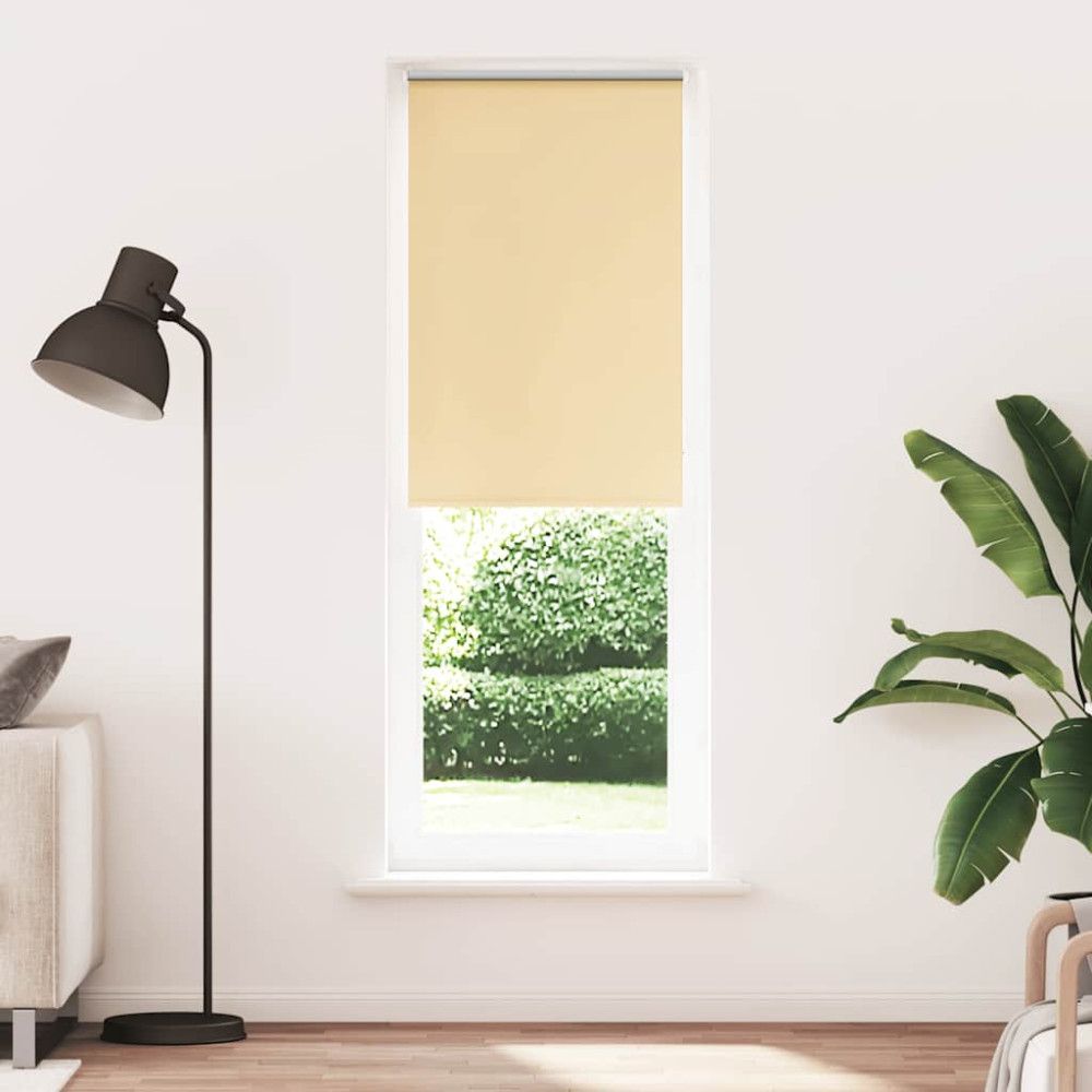 Produktbild för Rullgardin mörkläggningsbeige 70x210 cm tyg bredd 65,7 cm