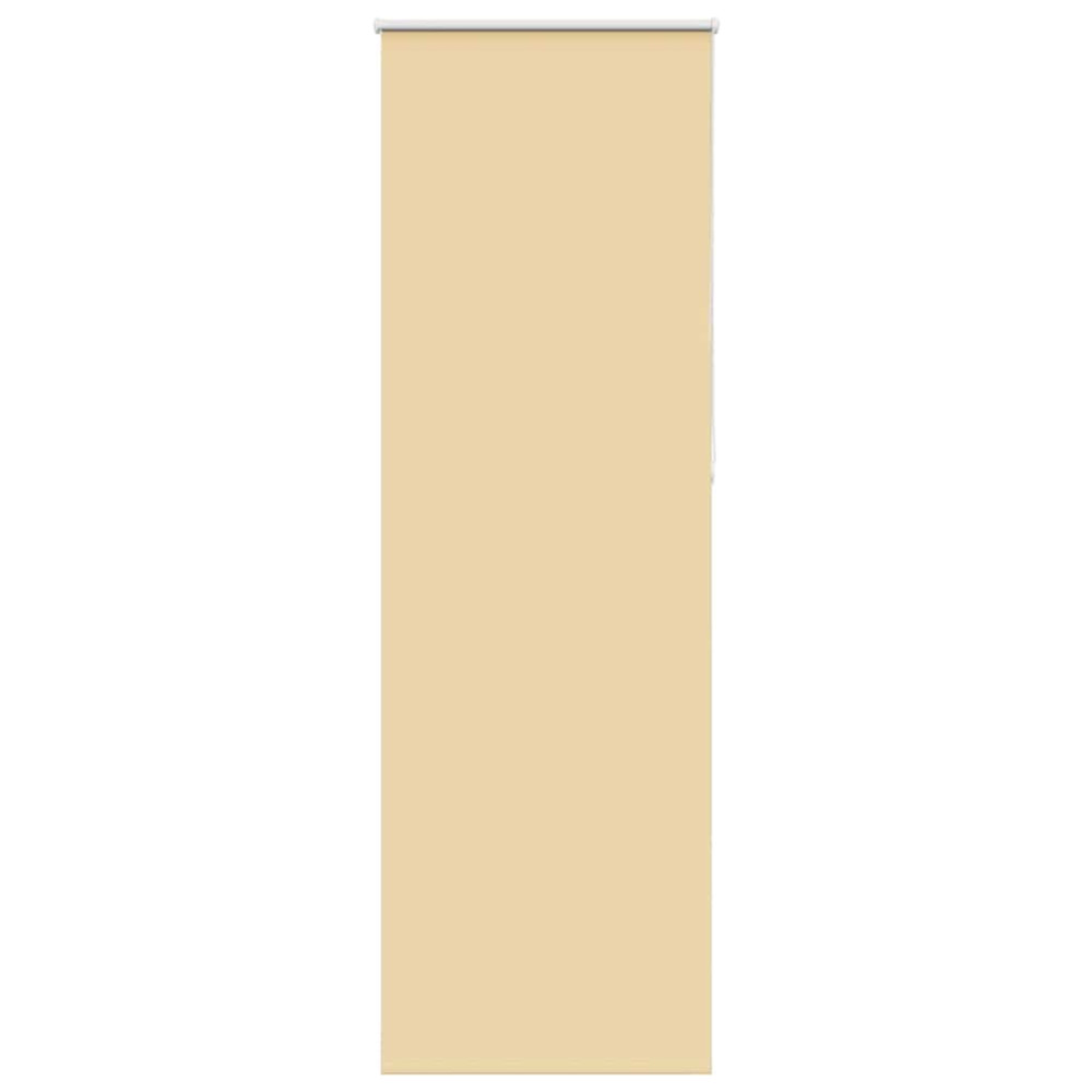 Produktbild för Rullgardin mörkläggningsbeige 75x210 cm tyg bredd 70,7 cm