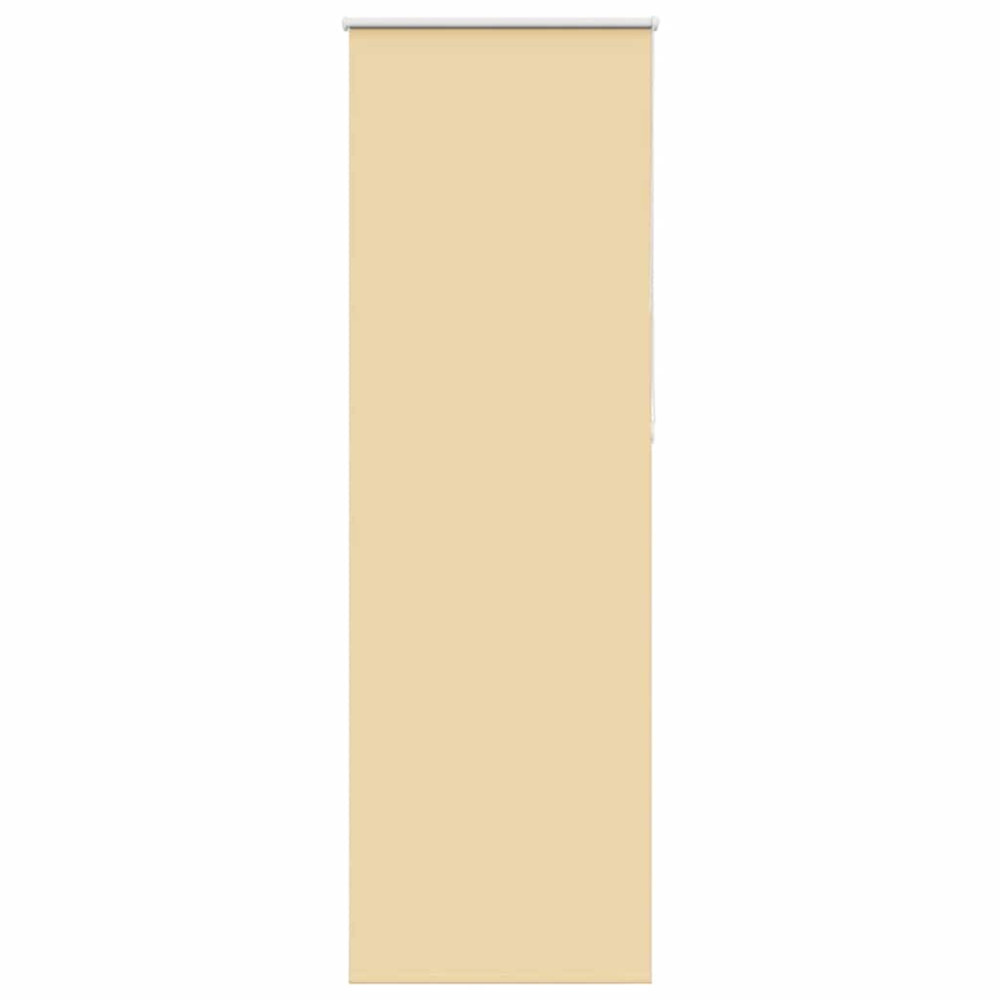 Produktbild för Rullgardin mörkläggningsbeige 80x210 cm tyg bredd 75,7 cm