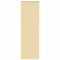 Produktbild för Rullgardin mörkläggningsbeige 80x210 cm tyg bredd 75,7 cm