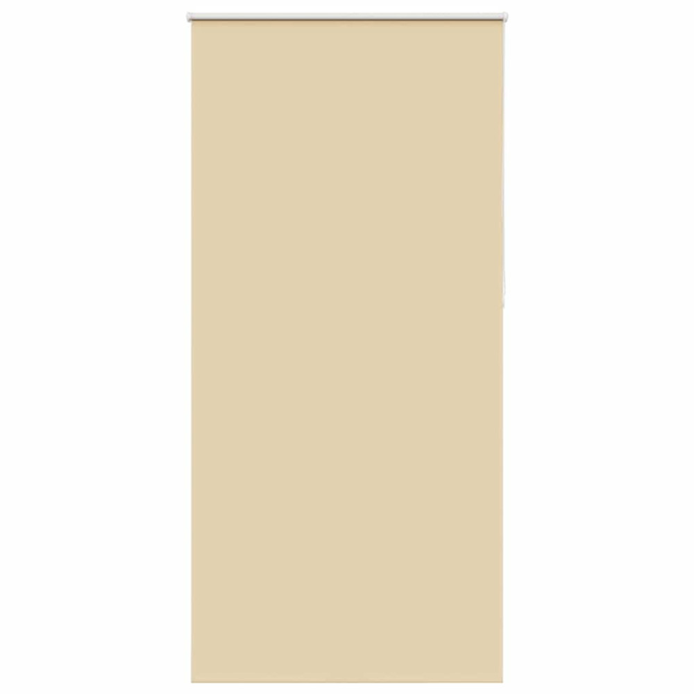 Produktbild för Rullgardin mörkläggningsbeige 115x210 cm tyg bredd 110,7 cm