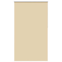 Produktbild för Rullgardin mörkläggningsbeige 125x210 cm tyg bredd 121,6 cm
