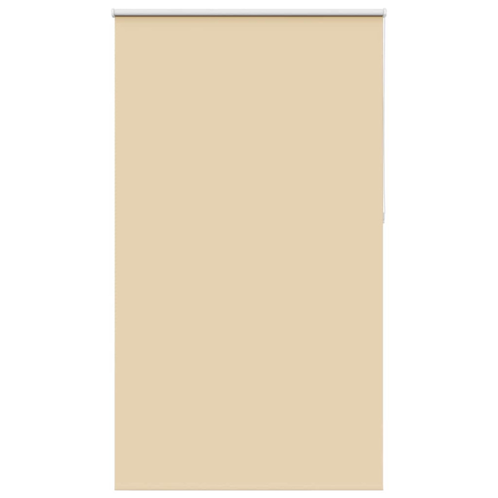 Produktbild för Rullgardin mörkläggningsbeige 130x210 cm tyg bredd 126,6 cm