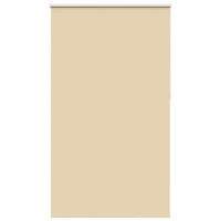 Produktbild för Rullgardin mörkläggningsbeige 130x210 cm tyg bredd 126,6 cm