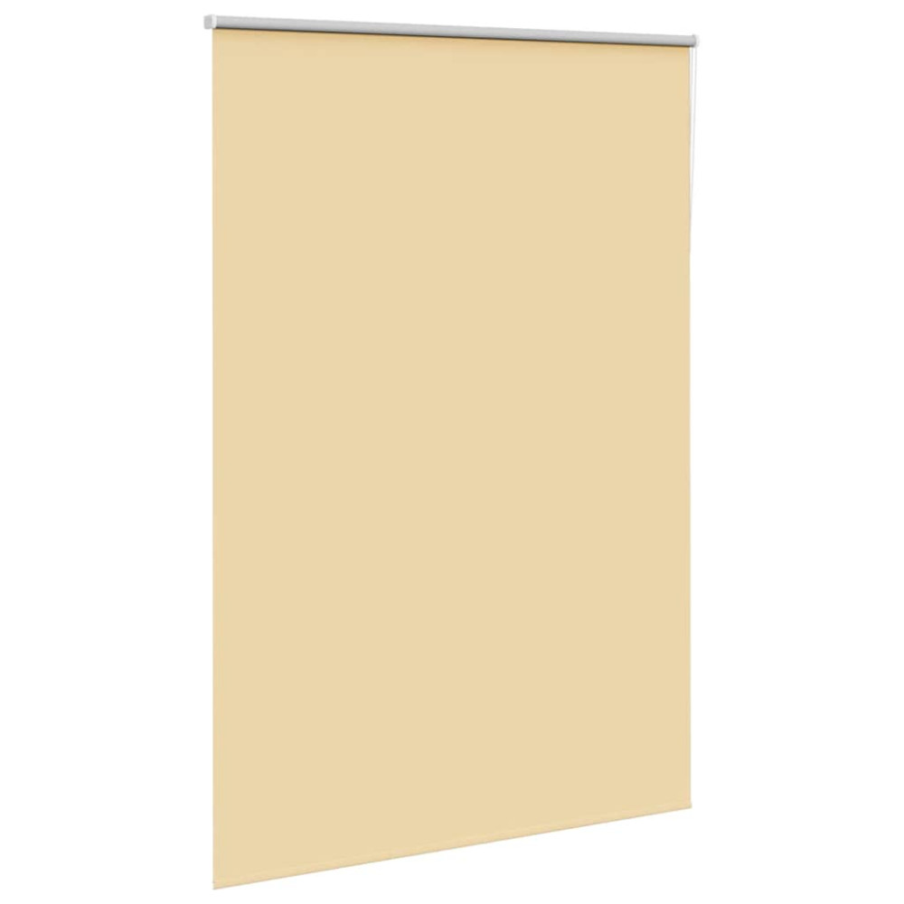 Produktbild för Rullgardin mörkläggningsbar beige 160x210 cm tygbredd 156,6 cm